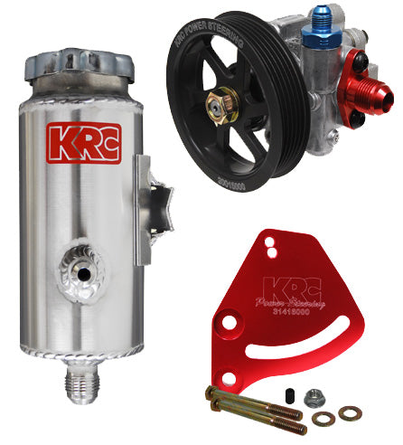 PS STEERING KIT,SBC,BLOCK,SERPENTINE,AL.