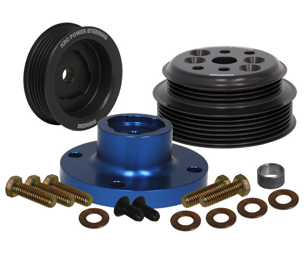 SERPENTINE PULLEY KIT,PRO,1:1,SBF,4 BOLT