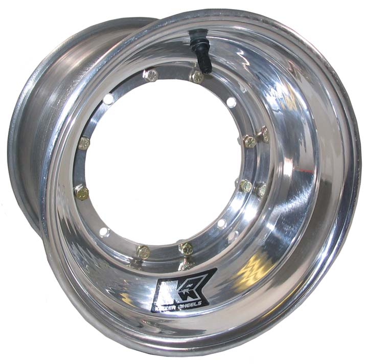 ALUMINUM WHEEL,POLISH,12 BOLT,10x9",4",BRAKE