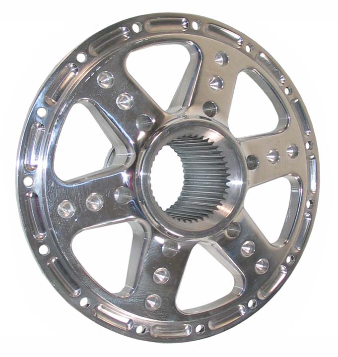 WHEEL CENTER,FORGED,POLISH,15 BOLT,3",42 SPLINE