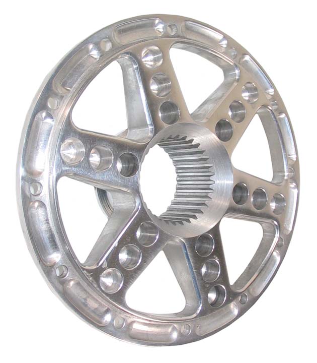 ALUMINUM WHEEL CENTER,2",31 SPLINE,12 BOLT