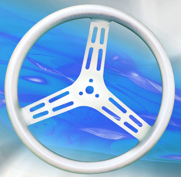 STEERING WHEEL,14",UNCOATED,SMOOTH,DISH