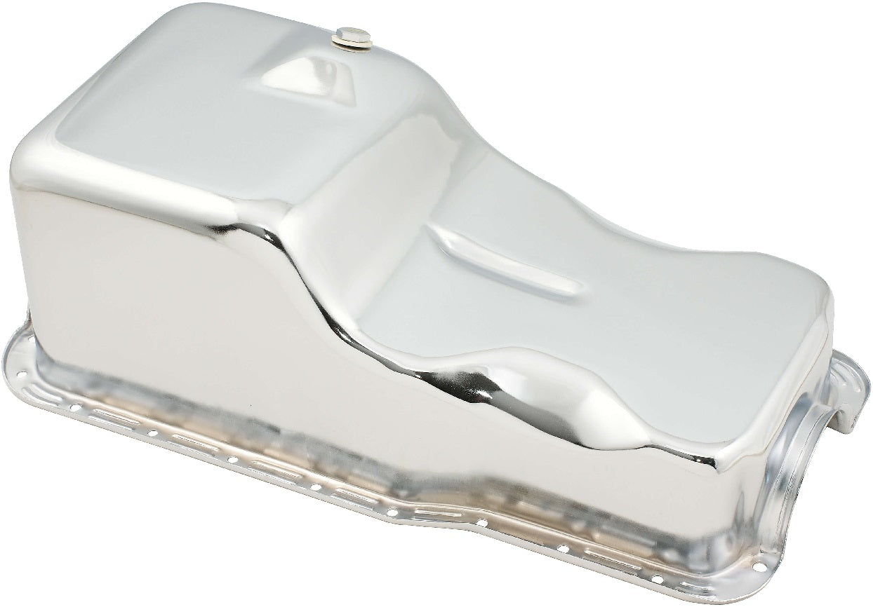 OIL PAN,SBF,260/289/302,65-87,CHROME