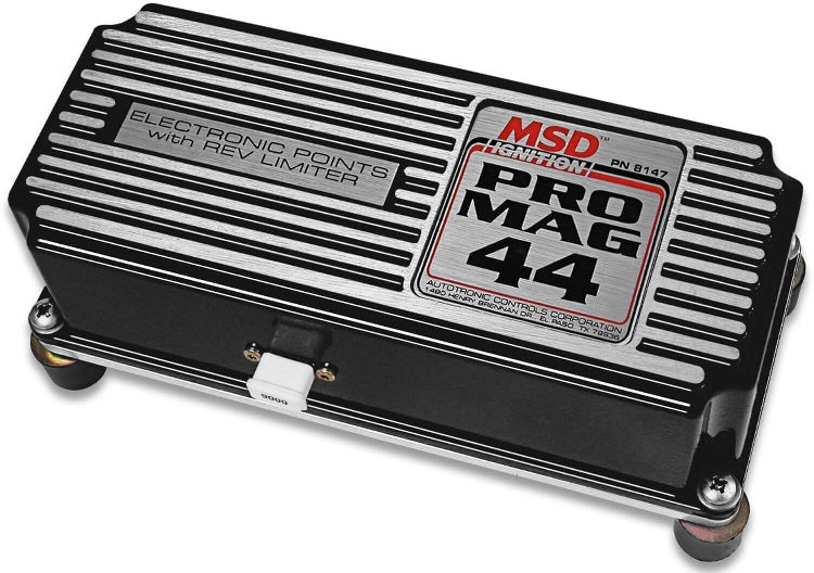 PRO-MAG ELECTRONIC POINTS BOX,W/REV,44 AMP,BLACK