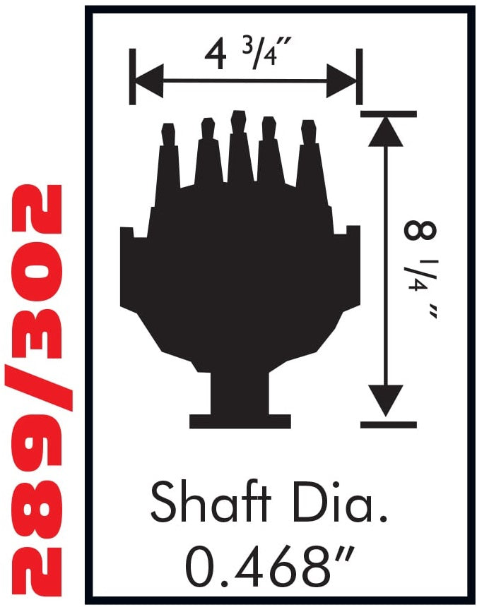 DISTRIBUTOR,PRO BILLET,FORD 289/302W,SMALL,VACUUM ADV