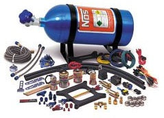 N2O KIT,100-250HP,CHEATER DUAL SHOT,10 LB,BLUE,4150
