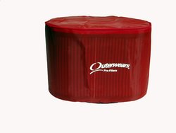 HONDA XR250L, XR250R FILTER COVER,RED