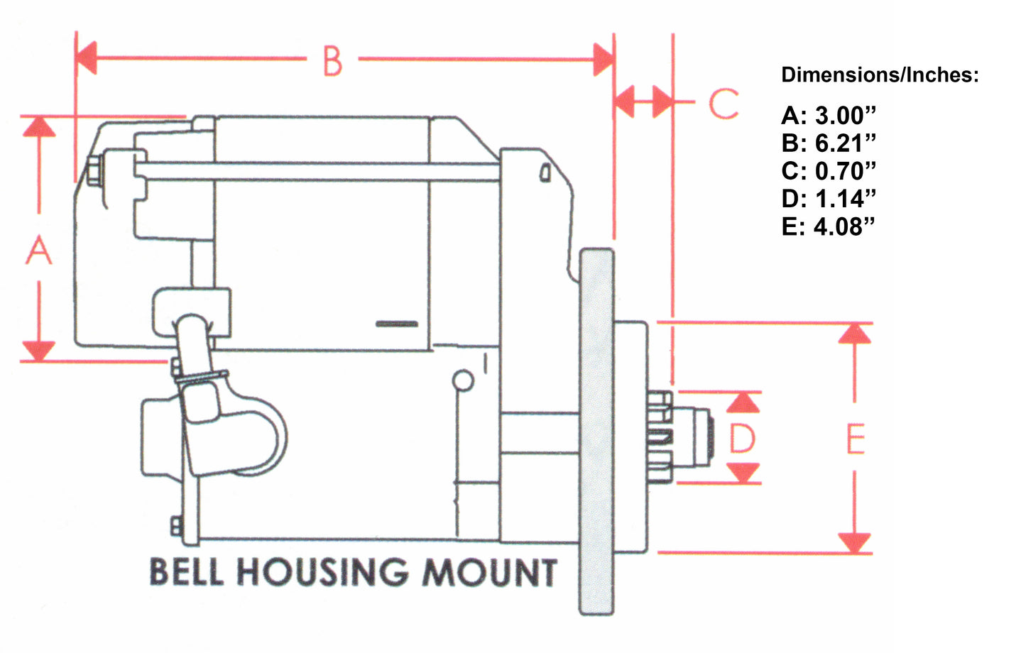 STARTER,XS TORQUE,18:1,SBF V8,157T,3/4"
