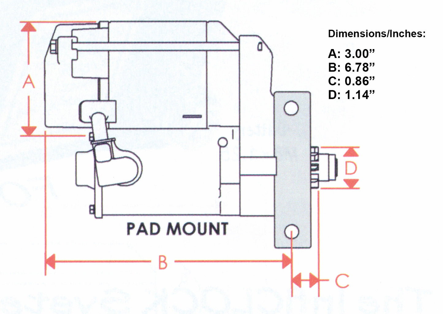 STARTER,MASTER TORQUE,18:1,GM,168T STAGG