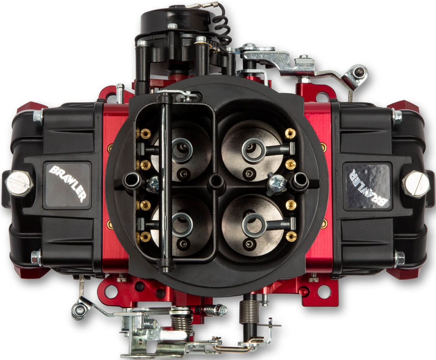 CARBURETOR,4150,650CFM,UNIVERSAL,MECHANICAL,ELECTRIC,BLACK,RED