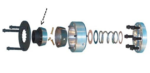 RAM COUPLER CONE ASSY ONLY,1 1/8-10 SPLINE