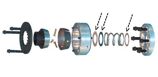 RAM COUPLER BEARING WASHER KIT ONLY