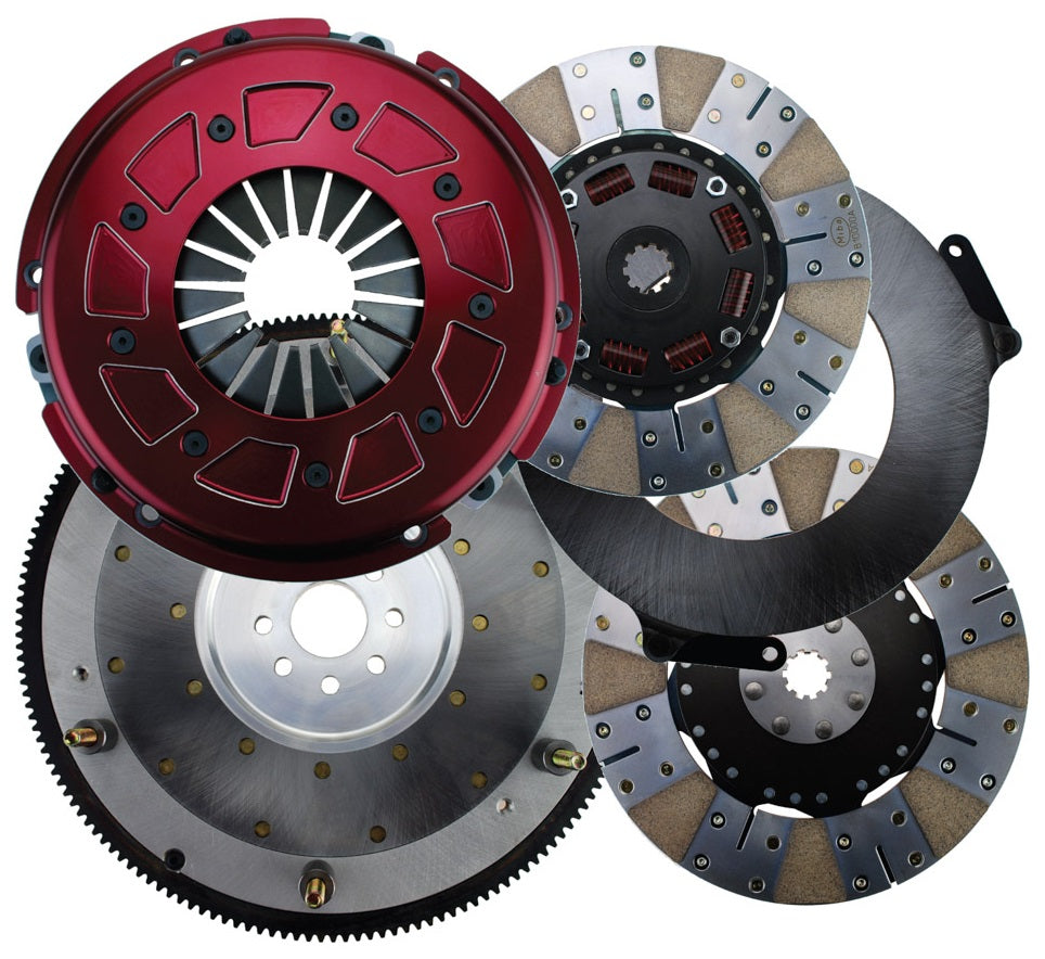 PRO STREET CLUTCH SET,FORD 8-BOLT,10.5",900 SERIES,1 1/8"-26,164T STEEL FLYWHEE