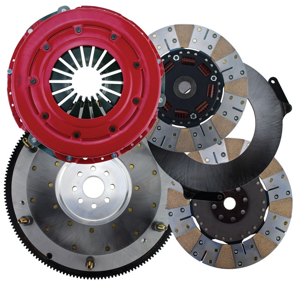 FORCE CLUTCH SET,FORD 8-BOLT,10.5",900 SERIES,1"-23,164T ALUMINUM FLYWHEEL
