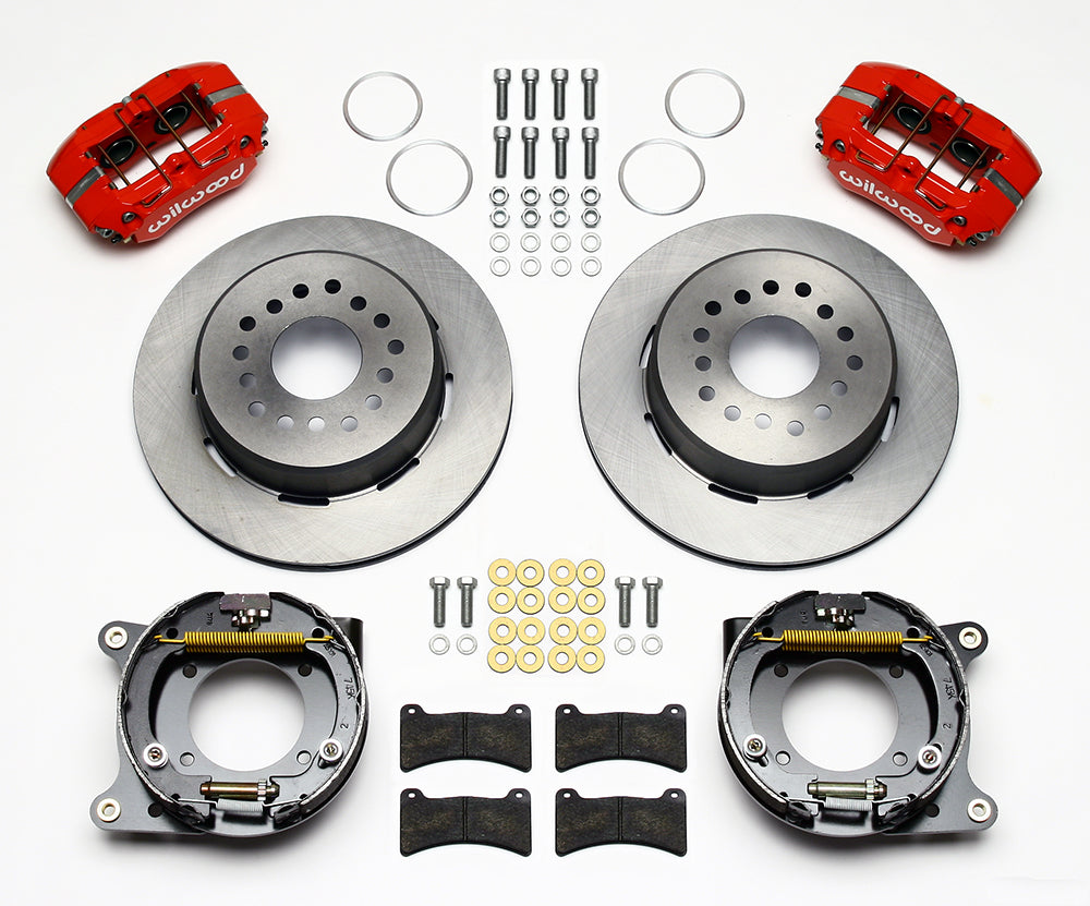 COILOVER & STRONGARM SYSTEM,BARS,WILWOOD 11" BRAKES,RED CALIPERS,59-64 CHEVY