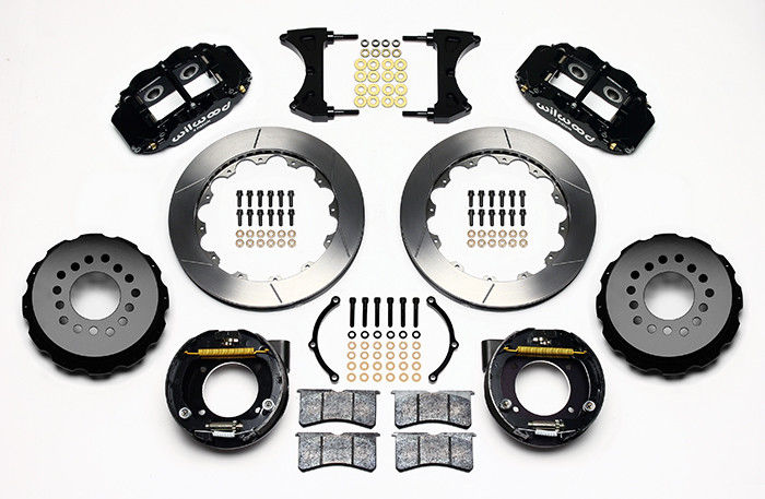 COILOVER & ARMS,WILWOOD 13" BRAKES,71-72,BLACK