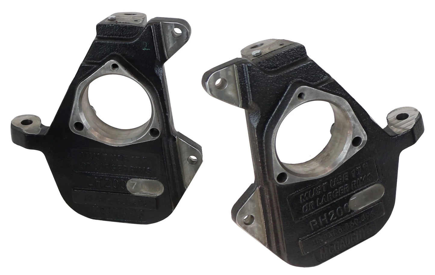 2" DROP SPINDLES,07-16 SILVERADO,SIERRA 1500 WITH OE CAST STEEL ARMS