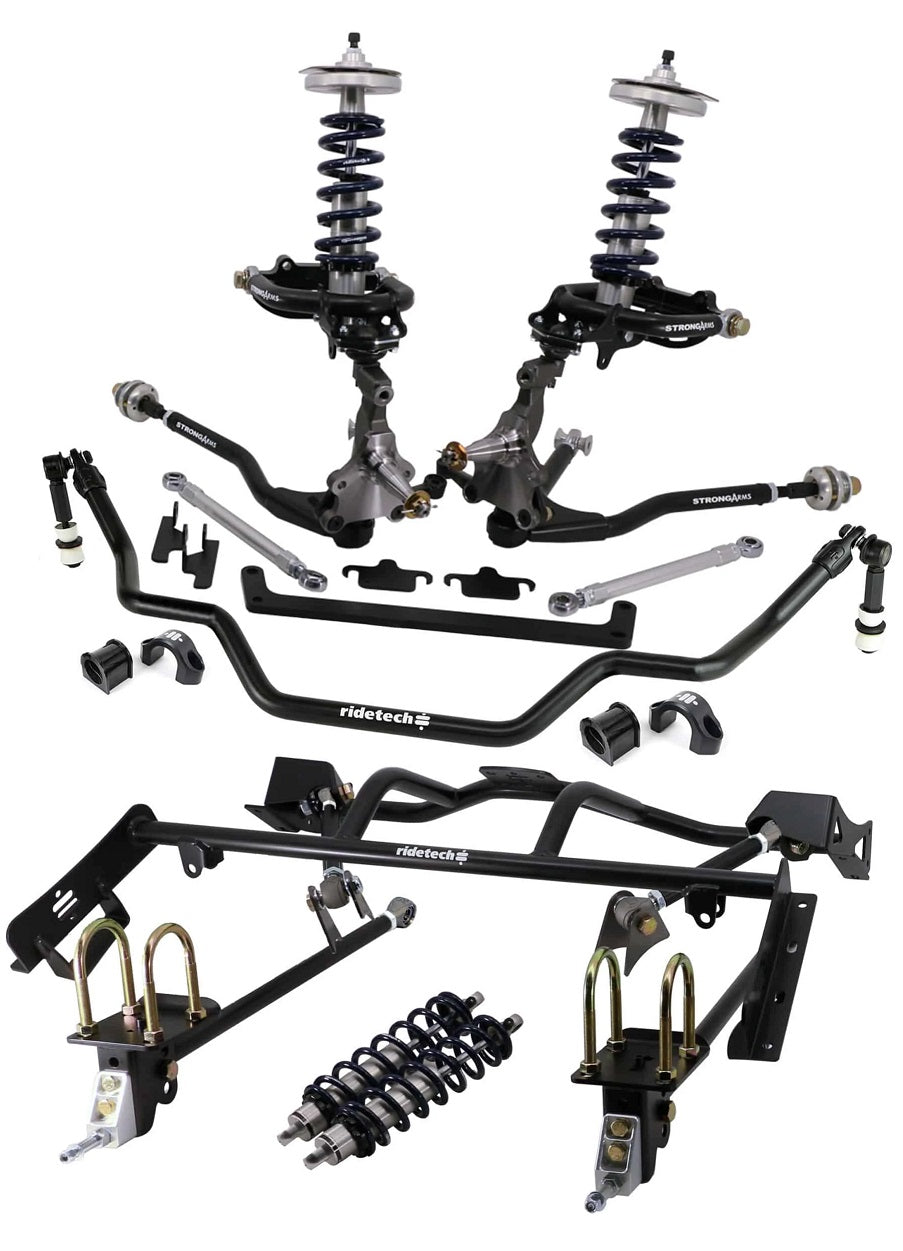 COILOVER & 4-LINK SYSTEM,ARMS,64-66 MUSTANG
