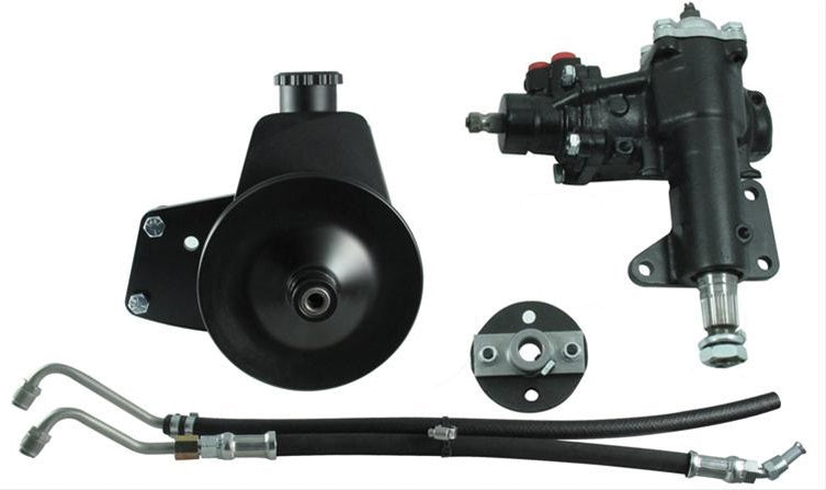 BORGESON POWER STEERING UPGRADE KIT,68-70 MUSTANG,FACTORY MANUAL,INLINE 6