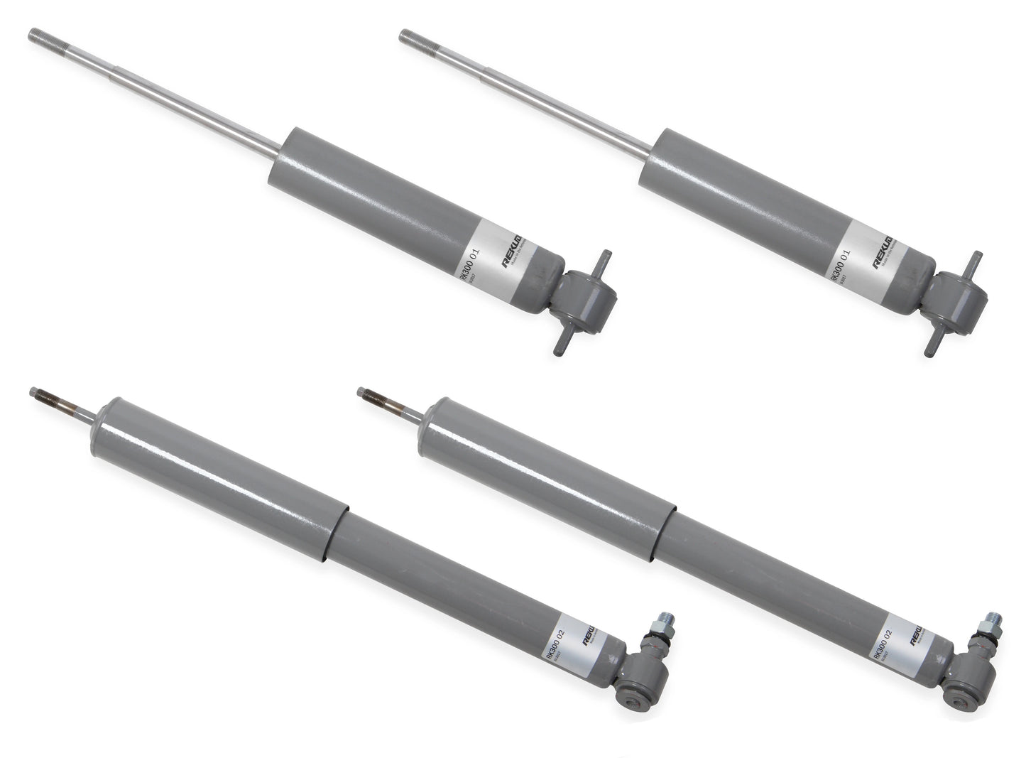 SHOCK ABSORBER SET,FRONT & REAR,ADJUSTABLE,67-69 GM F-BODY