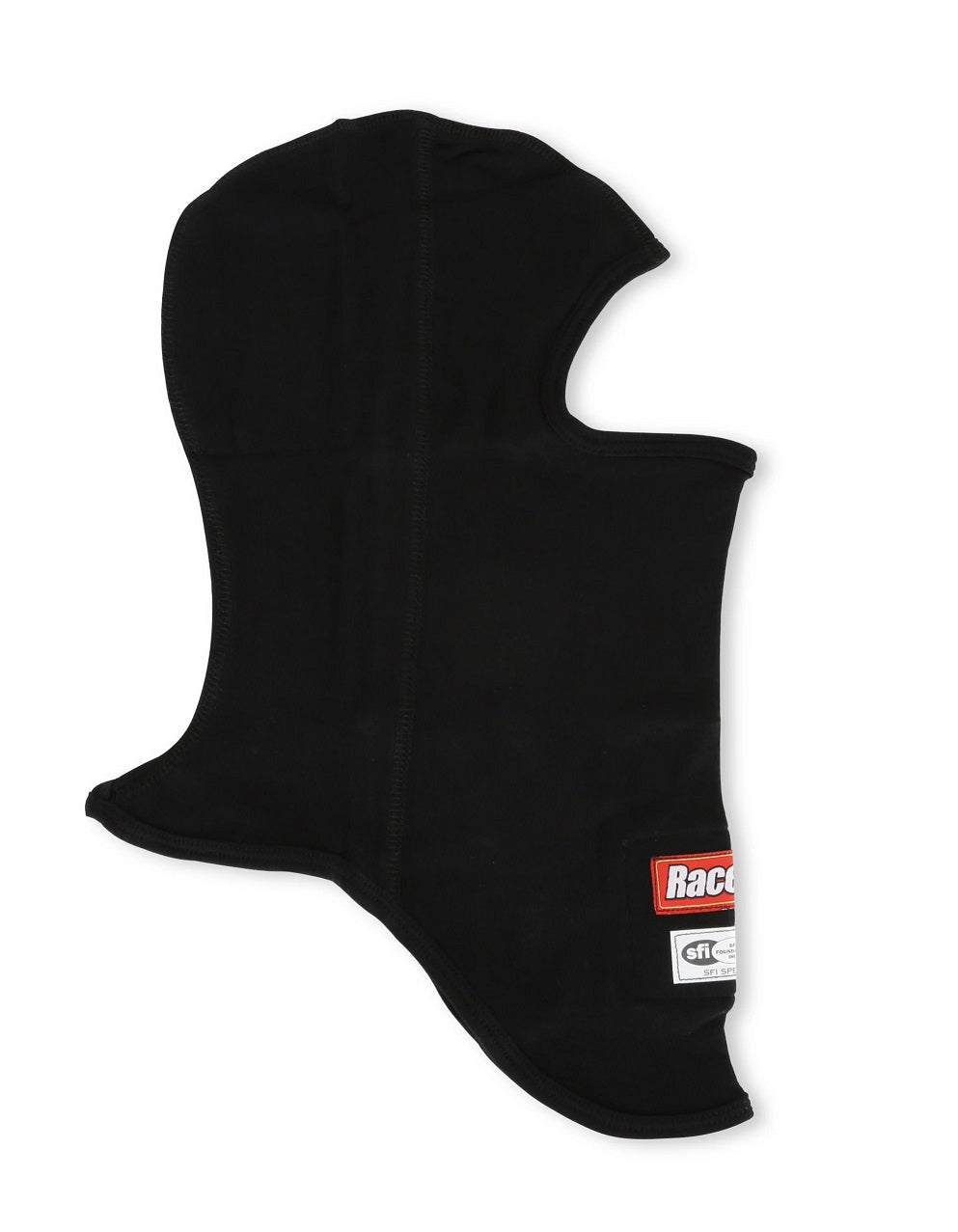 FIRE RETARDANT HOOD,SINGLE LAYER,SFI,BLACK