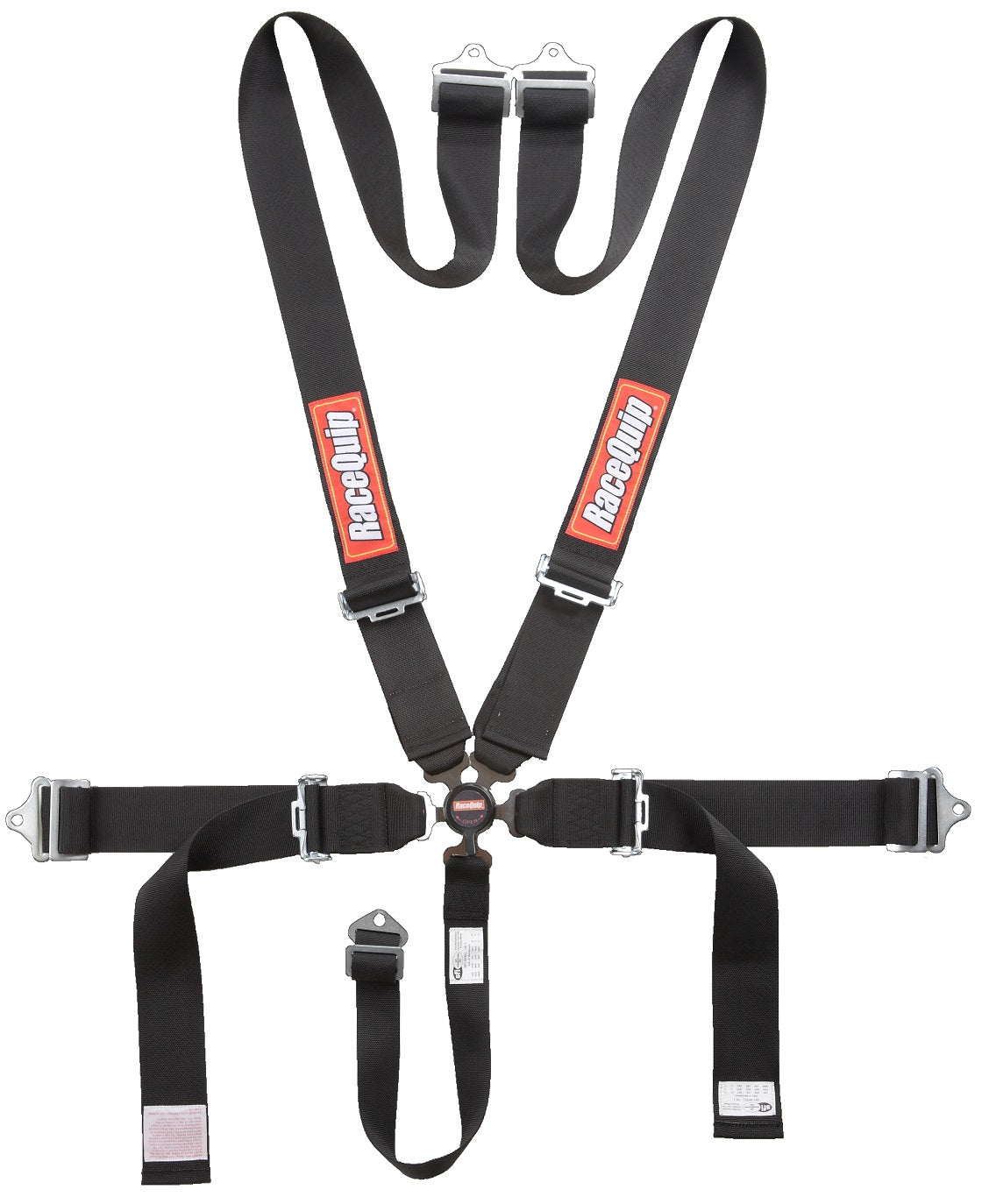 SFI CAMLOCK 5PT PD LAP SEAT BELTS BLK