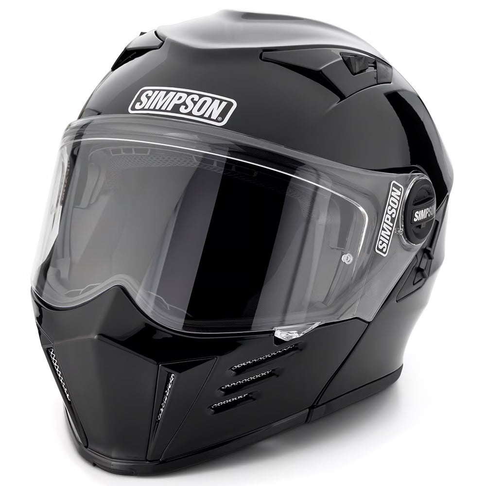 Simpson Mod Bandit Gloss Black L Motorcycle Helmets