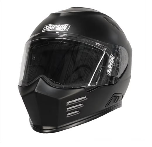 MOD BANDIT HELMET,FLAT BLACK,X-LARGE