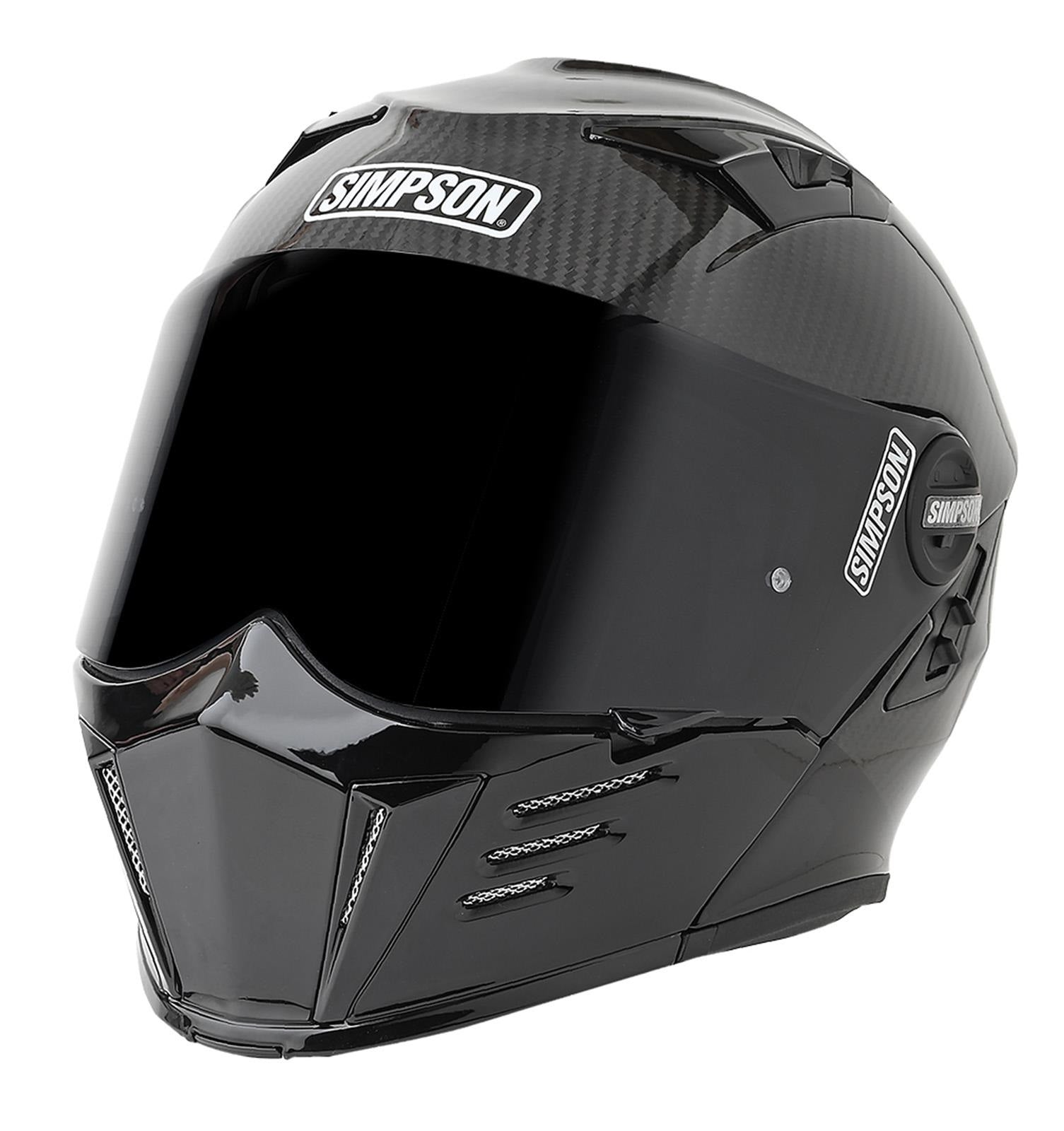 functional motorcycle helmet complete MOD BANDIT HELMET,CARBON FIBER,X-LARGE