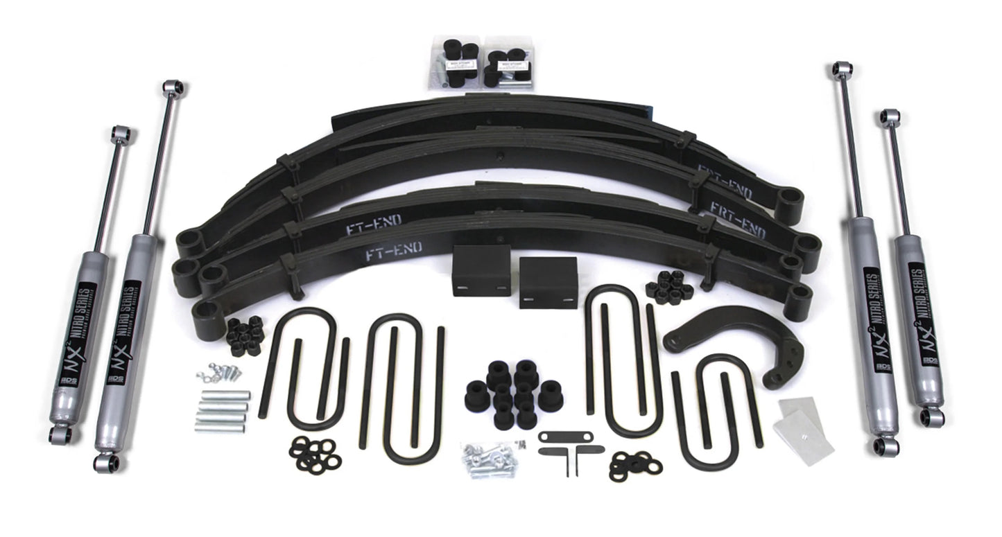 BDS 1973-1976 CHEVY,GMC 1/2 TON TRUCK,SUV,6" LIFT KIT,LEAF SPRING,NITRO SHOCKS