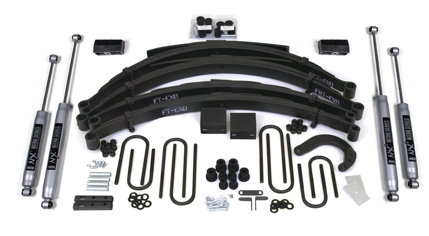 BDS 1973-1976 CHEVY,GMC 3/4 TON TRUCK,SUV,8" LIFT KIT,LEAF SPRING,NITRO SHOCKS