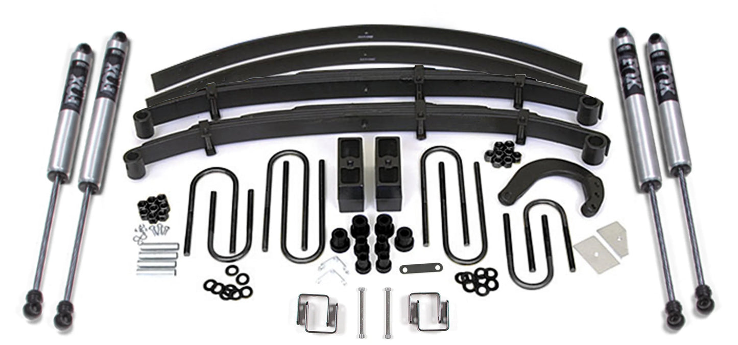 BDS 1977-1987 CHEVY,GMC 1/2 TON TRUCK,SUV,4" LIFT KIT,ADD-A-LEAF,FOX 2.0 SHOCKS