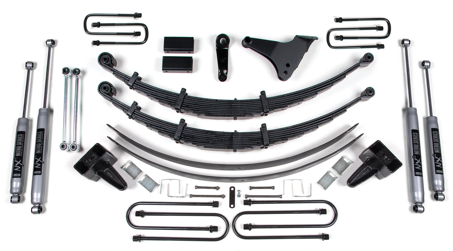 BDS 1999-2004 F-250,F-350 SUPER,4WD,6" LIFT KIT,OVERLOAD,RADIUS,NITRO SHOCKS