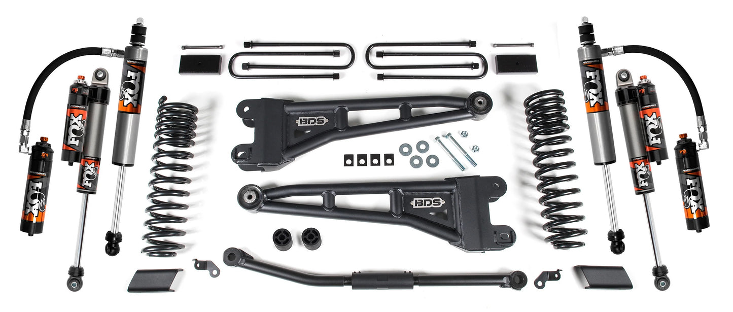 BDS 2023-2025 FORD F-450 2.5" LIFT KIT WITH FOX 2.5 PERFORMANCE ELITE SHOCKS