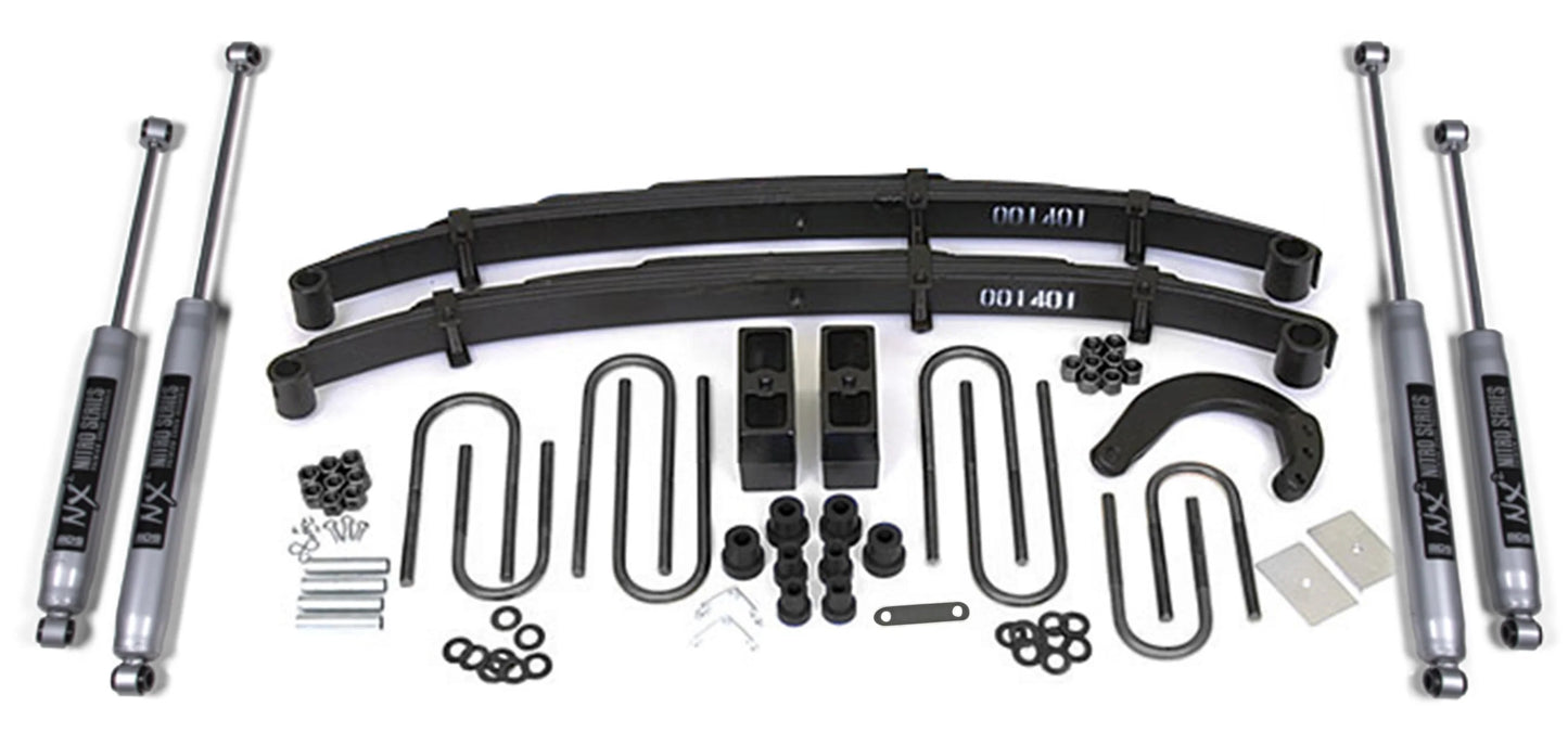 BDS 1988-1991 CHEVY,GMC 1/2 TON SUV,4" LIFT KIT,BLOCK KIT,NITRO SHOCKS