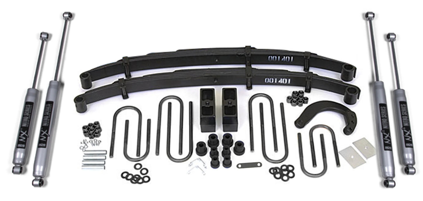 BDS 1988-1991 CHEVY,GMC 3/4 TON TRUCK,SUV,4" LIFT KIT,BLOCK KIT,NITRO SHOCKS