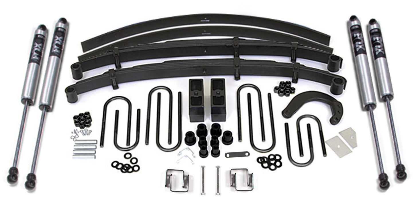 BDS 1988-1991 CHEVY,GMC 1/2 TON SUV,4" LIFT KIT,ADD-A-LEAF,FOX 2.0 SHOCKS