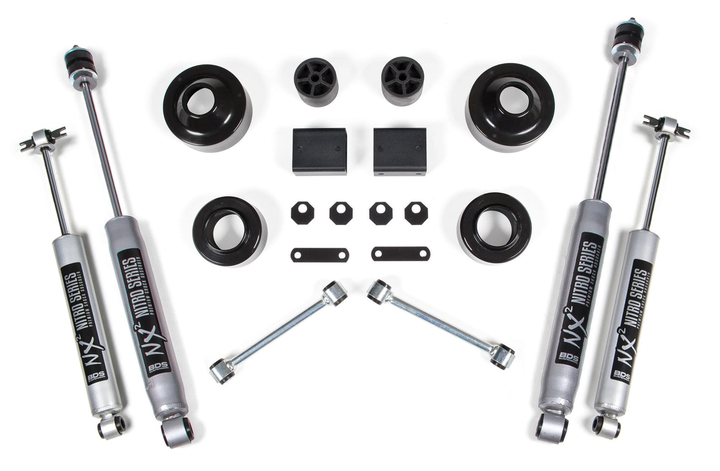 BDS 2007-2011 JEEP WRANGLER JK 2 DOOR 2" LIFT KIT,NITRO SHOCKS