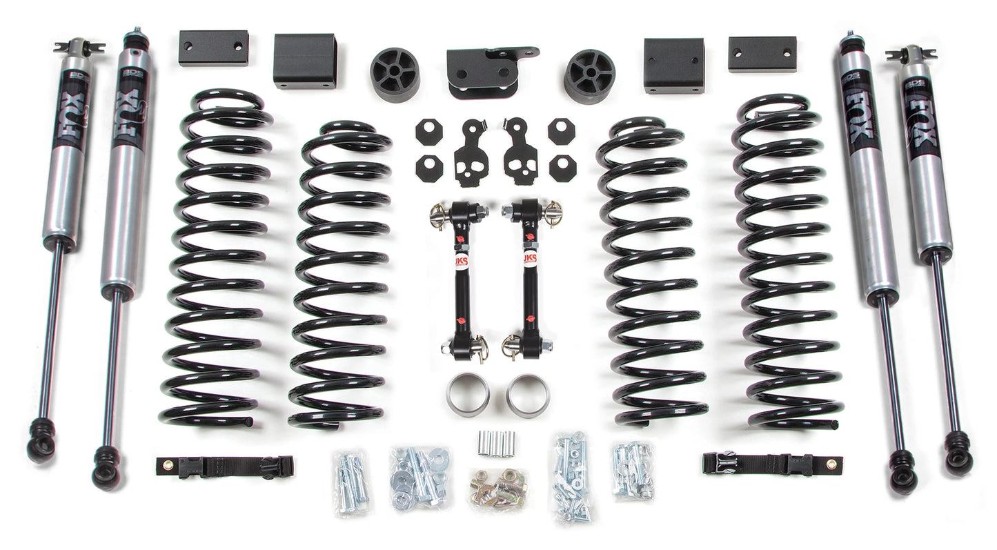 BDS 2012-2018 JEEP WRANGLER JK,4-DOOR,3" LIFT KIT,FIXED LINKS,FOX 2.0 SHOCKS