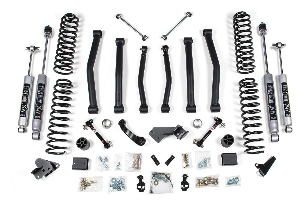 BDS 2012-2018 JEEP WRANGLER JK 2 DOOR 4" LIFT KIT,NX2 SHOCKS