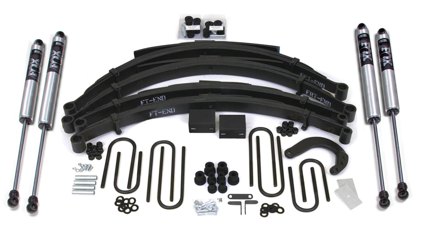 BDS 1988-1991 CHEVY,GMC 3/4 TON TRUCK,SUV,4" LIFT KIT,LEAF SPRING,FOX 2.0 SHOCKS