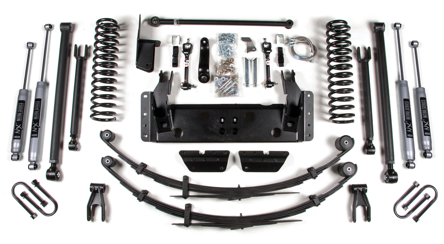 BDS 1984-2001 JEEP CHEROKEE XJ LONG ARM 8.5" LIFT KIT,NITRO SHOCKS,DANA 35 REAR