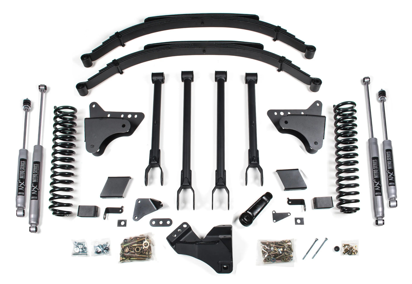 BDS 2011-2016 FORD F-250,F-350 SUPER DUTY 4WD,DIESEL,8" LIFT KIT,NITRO SHOCKS
