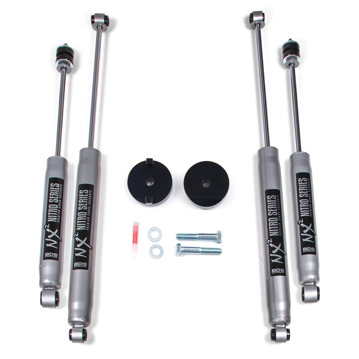 BDS 2017-2024 F250/350 4WD GAS,DIESEL,1" LEVELING KIT,NX2 SHOCKS
