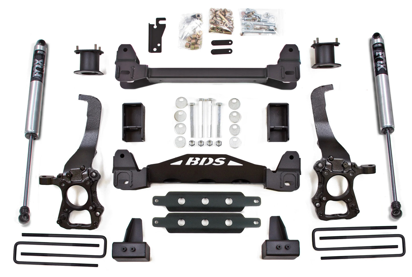 BDS 2015-2020 FORD F-150,2WD,6" LIFT KIT,CROSSMEMBER,5"BLOCK,FOX 2.0 SHOCKS