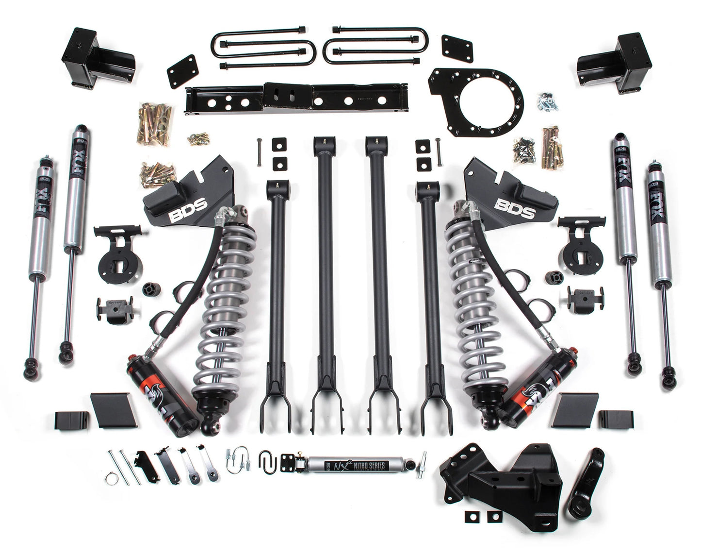BDS 17-19 FORD F-250,F-350,4WD,DIESEL,6" LIFT,FOX 2.5 COIL,ADD-A-LEAF,FOX 2.0