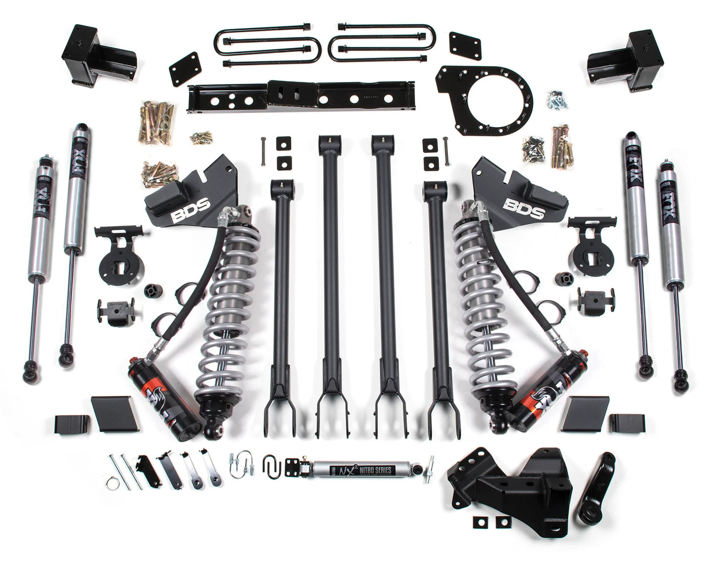 BDS 17-19 FORD F-250,F-350,4WD,DIESEL,6" LIFT,FOX 2.5 COIL,BLOCK,FOX 2.0