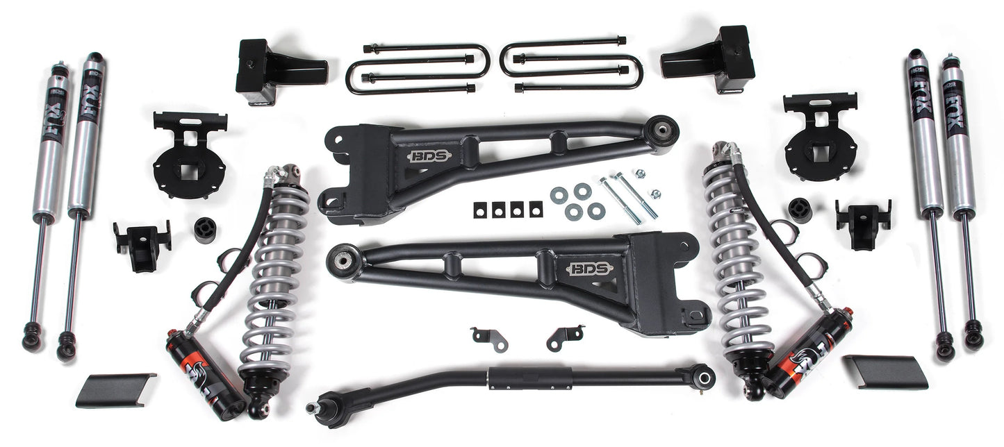 BDS 2017-2019 F250,F350 4WD 2.5" RADIUS ARM SUSP. LIFT,1" REAR,FOX COILOVER