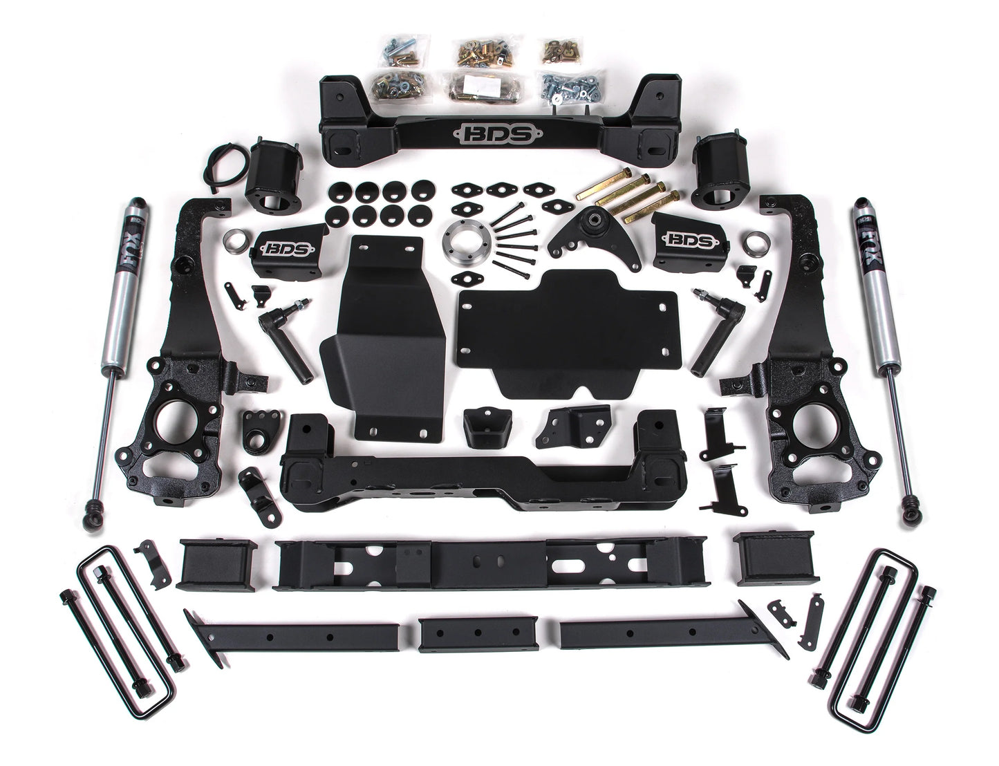 BDS 2019-2023 FORD RANGER,4WD,6" LIFT,ALUMINUM KNUCKLE,FOX 2.0 SHOCKS