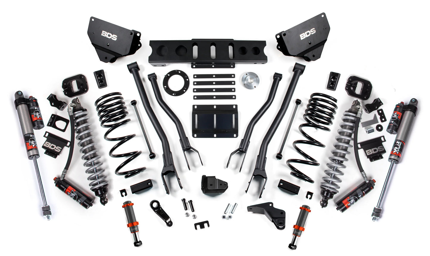 BDS 2014-2018 RAM 2500,DIESEL,4WD,4" LIFT,4-LINK,HYDRO BUMP,FOX 2.5 COILOVER
